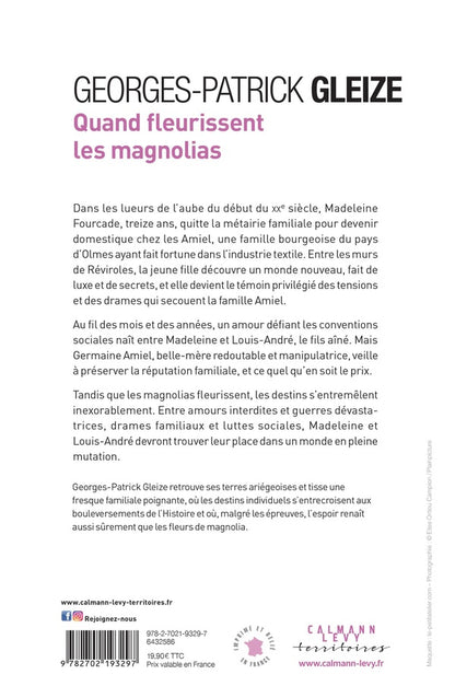 Back cover of Quand fleurissent les magnolias