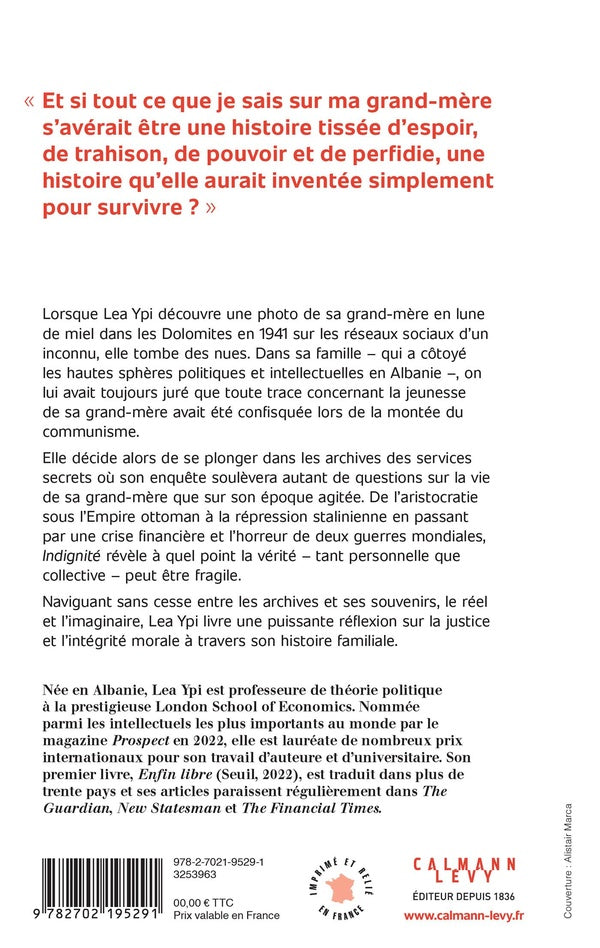 Back cover of Indignité : Une vie réinventée