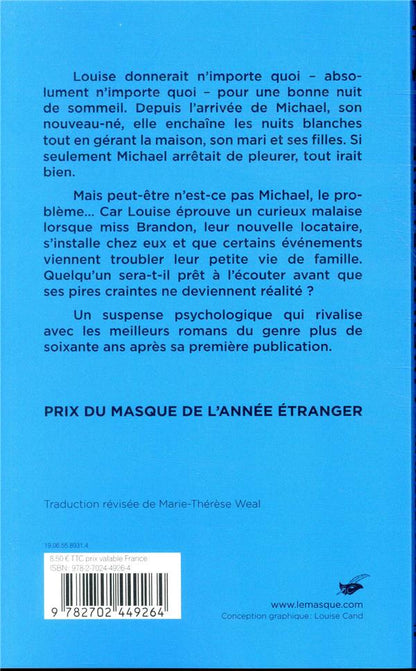 Back cover of L'heure bleue