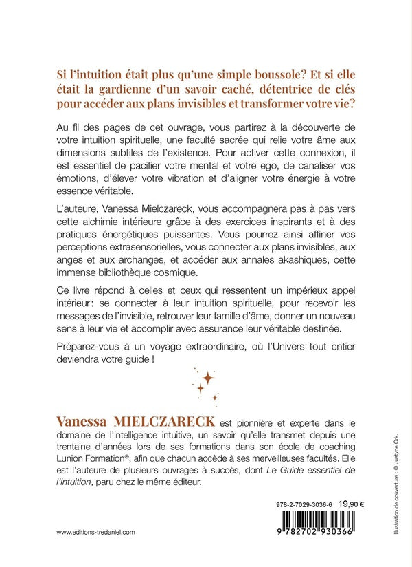 Back cover of Le pouvoir de l'intuition spirituelle : Connectez-vous au monde subtil pour éclairer votre destinée