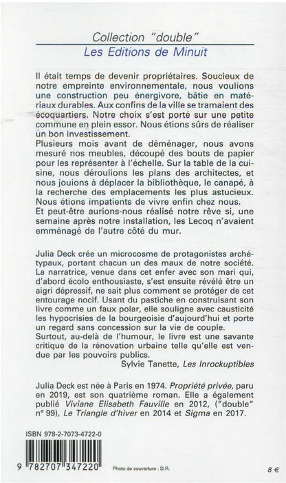 Back cover of Propriété privée