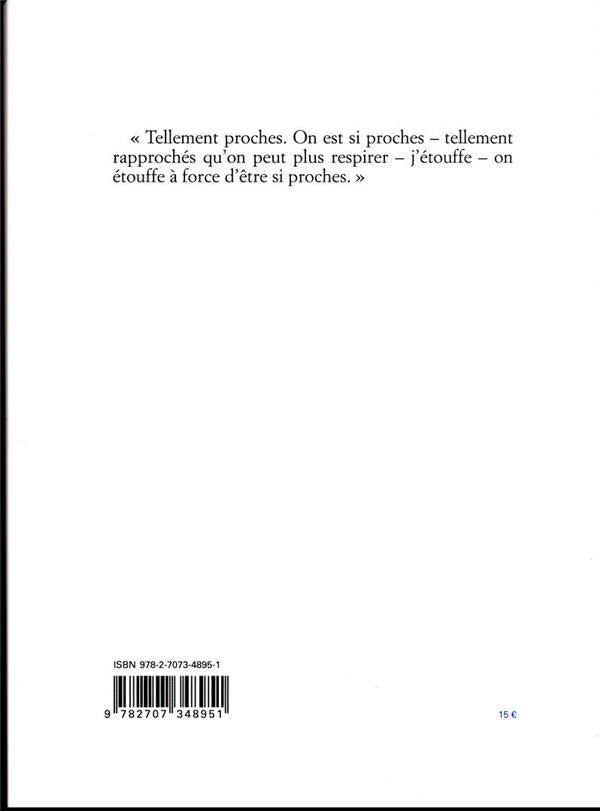 Back cover of Proches