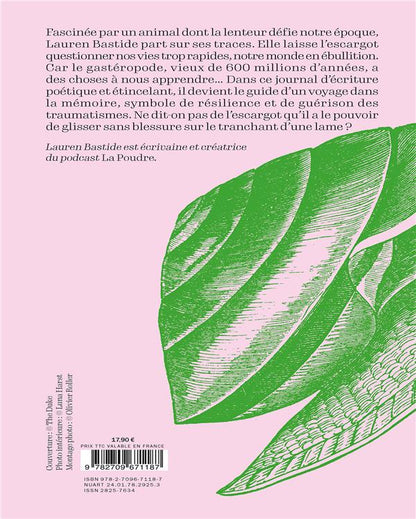 Back cover of Courir l'escargot