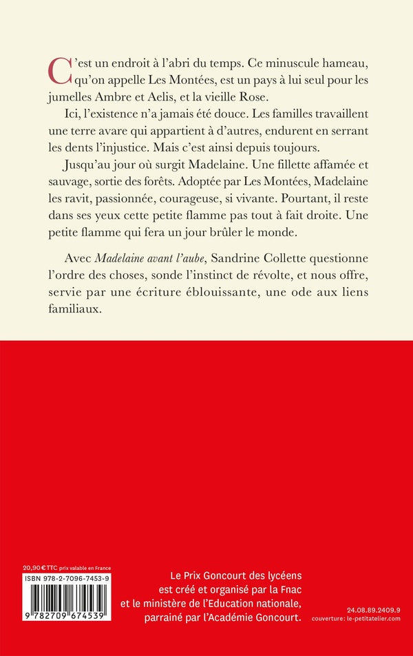 Back cover of Madelaine avant l'aube