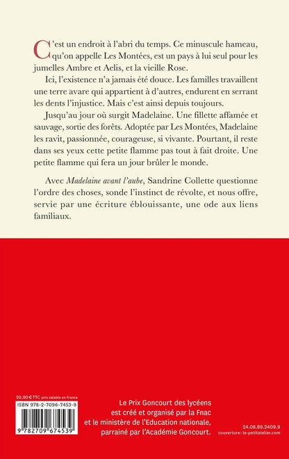 Back cover of Madelaine avant l'aube