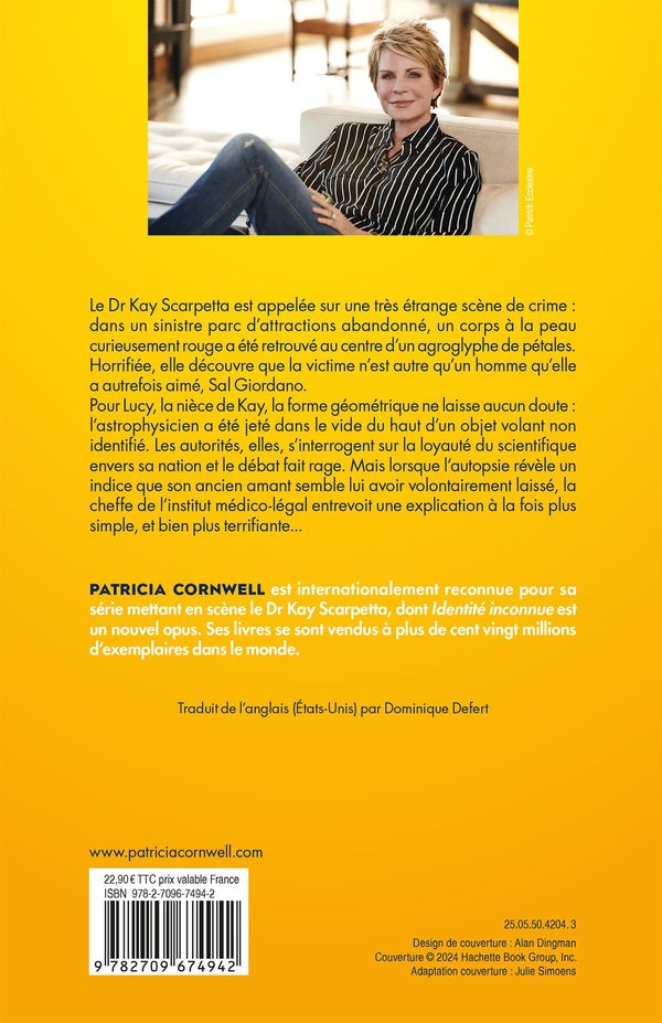 Back cover of Identité inconnue