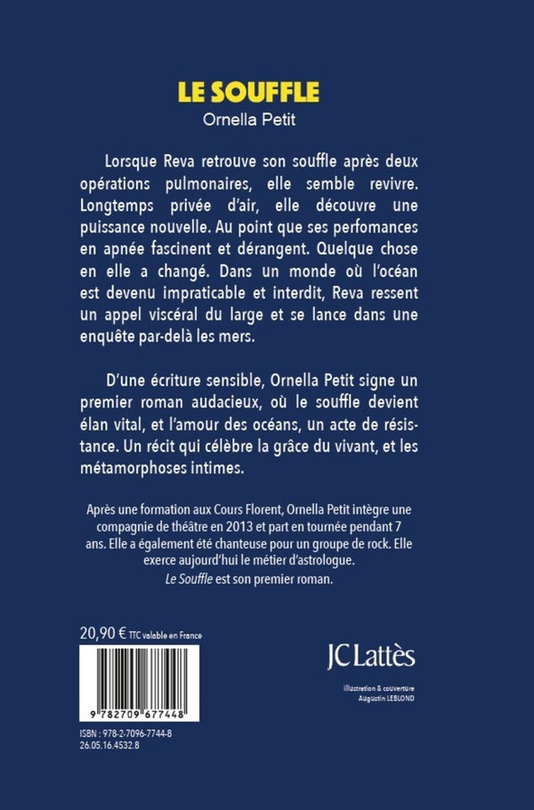 Back cover of Le souffle