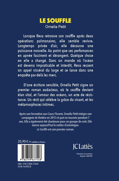 Back cover of Le souffle