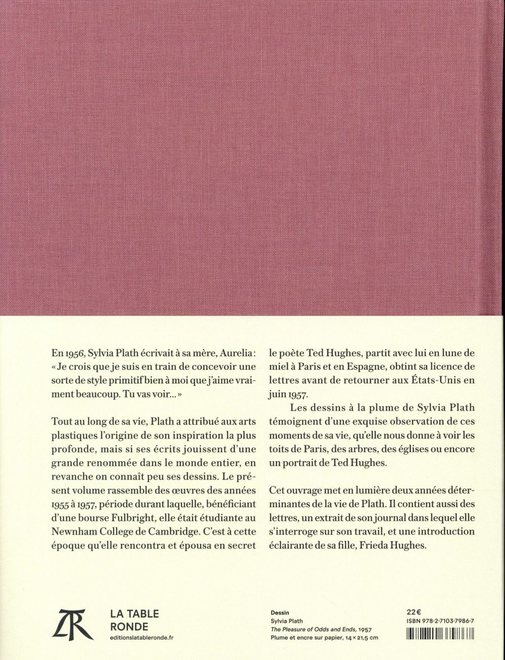 Back cover of Dessins