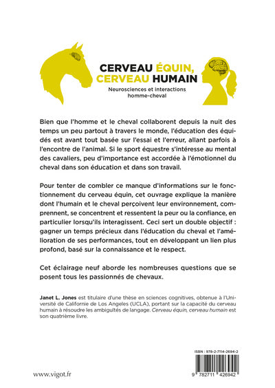 Back cover of Cerveau équin, cerveau humain : Neurosciences et interactions homme-cheval