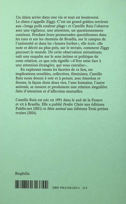 Back cover of Un chien arrive