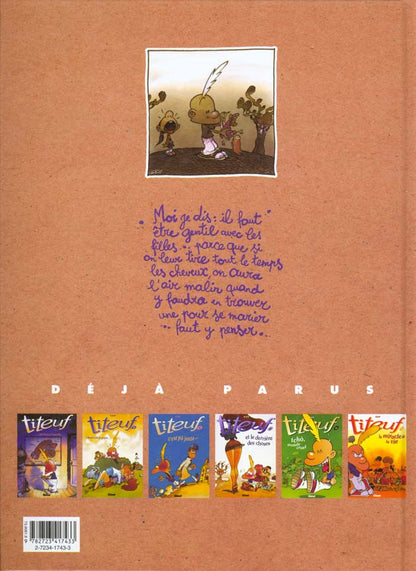 Back cover of Titeuf Tome 3 : ça épate les filles