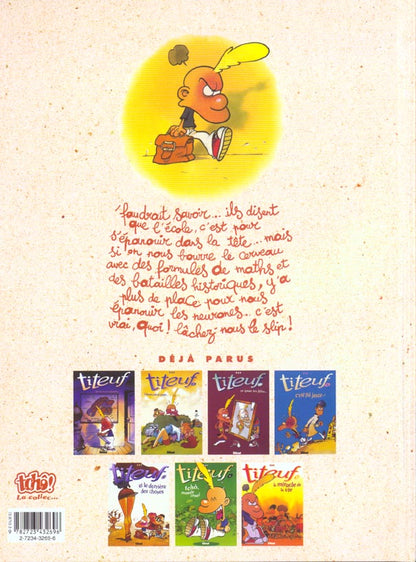 Back cover of Titeuf Tome 8 : lâchez-moi le slip !