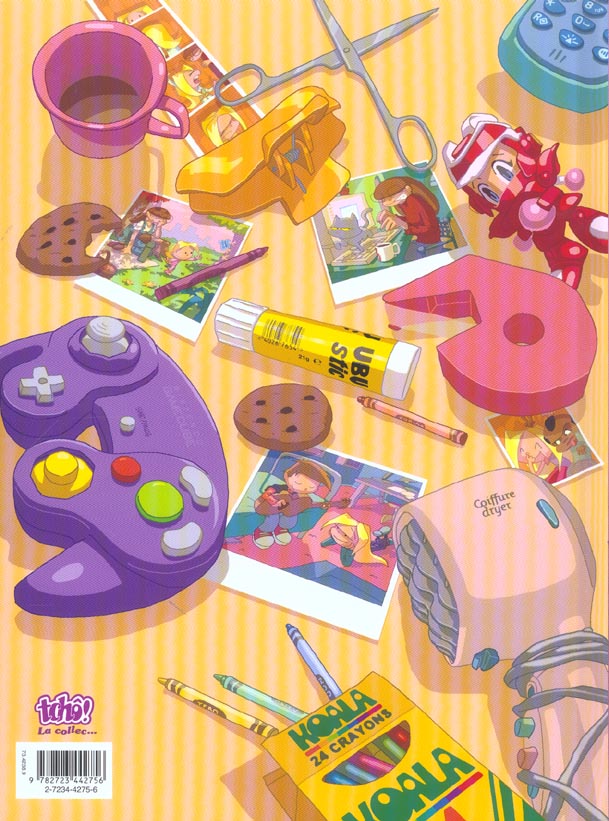 Back cover of Lou ! Tome 1 : journal infime