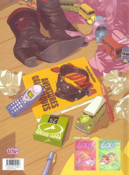 Back cover of Lou ! Tome 3 : le cimetière des autobus