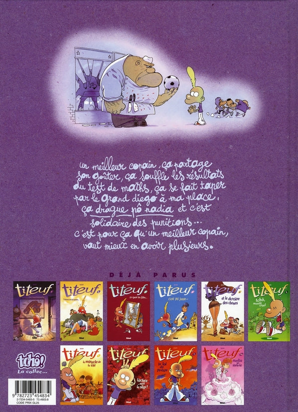 Back cover of Titeuf Tome 11 : mes meilleurs copains