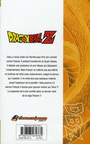 Back cover of Dragon Ball Z - cycle 3 ; le super Saïyen / Freezer Tome 4