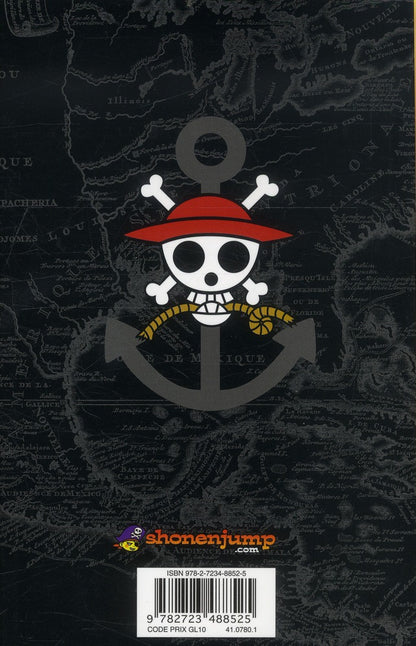 Back cover of One Piece - édition originale Tome 1 : Romance Dawn, à l'aube d'une grande aventure