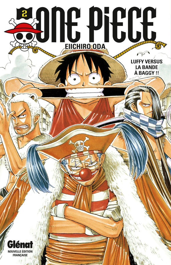 Front cover of One Piece - édition originale Tome 2 : Luffy versus la bande à Baggy !!
