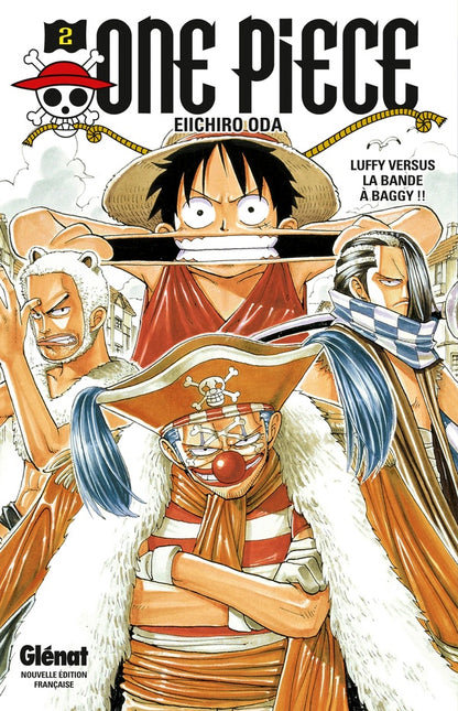 Front cover of One Piece - édition originale Tome 2 : Luffy versus la bande à Baggy !!