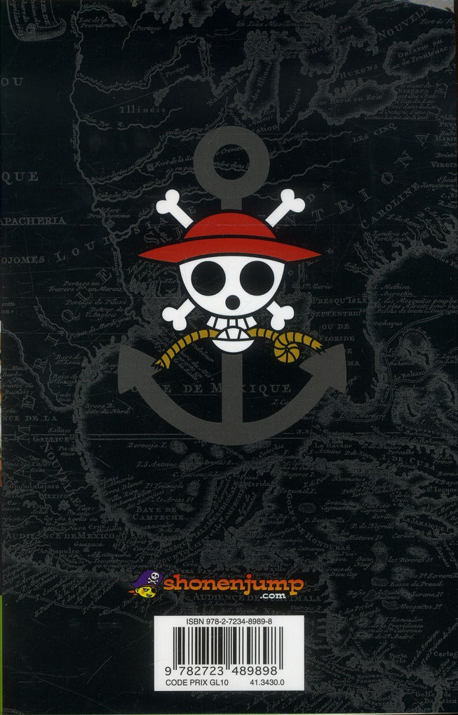 Back cover of One Piece - édition originale Tome 2 : Luffy versus la bande à Baggy !!