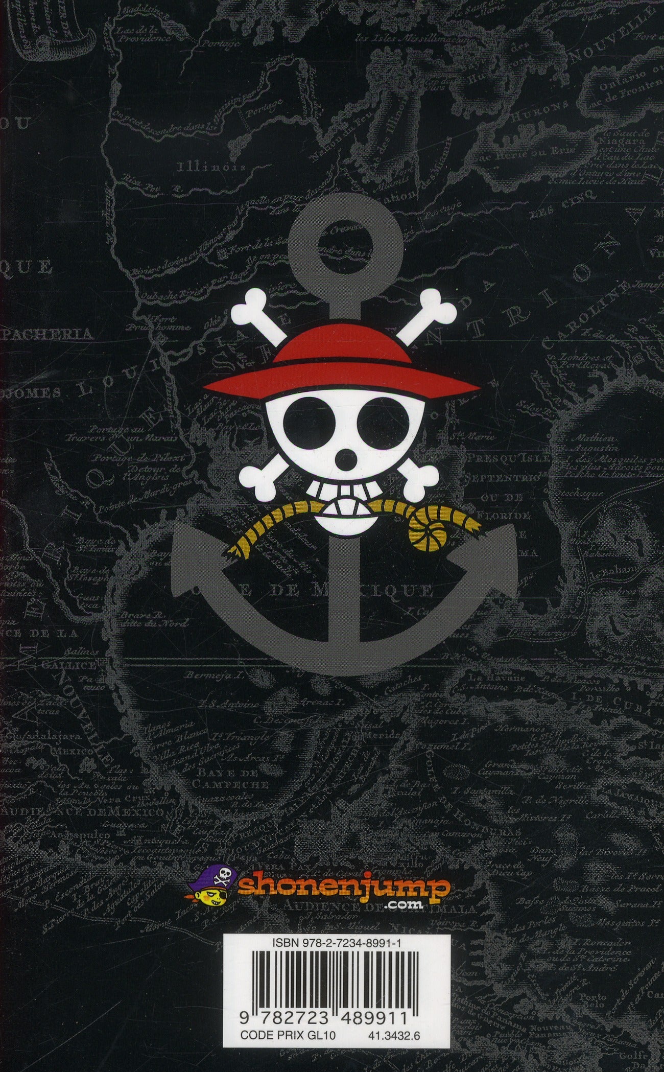 Back cover of One Piece - édition originale Tome 4 : attaque au clair de lune