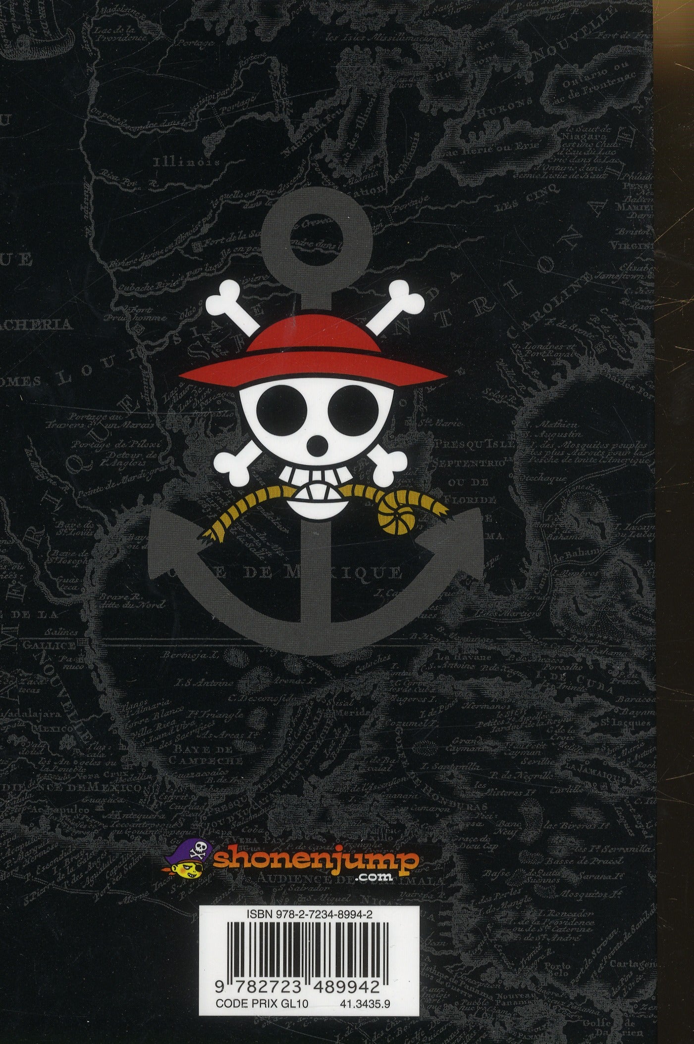 Back cover of One Piece - édition originale Tome 7 : vieux machin