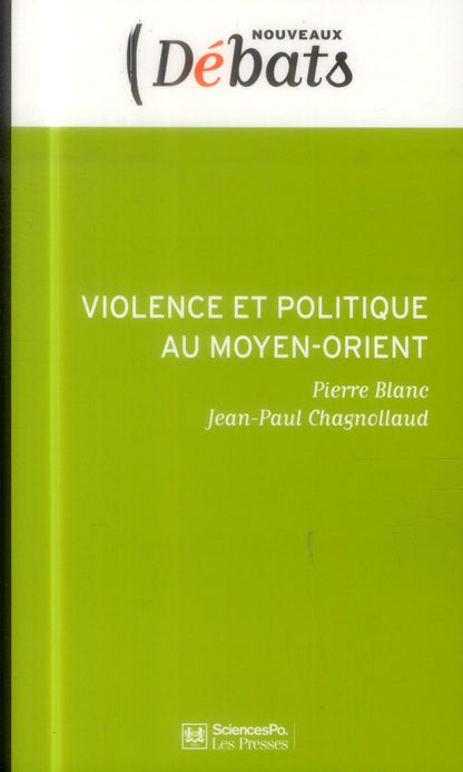 Front cover of Violence et politique au Moyen-Orient