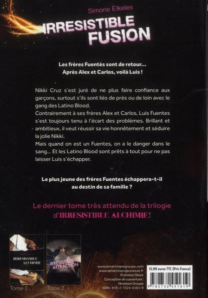 Back cover of Irrésistible fusion