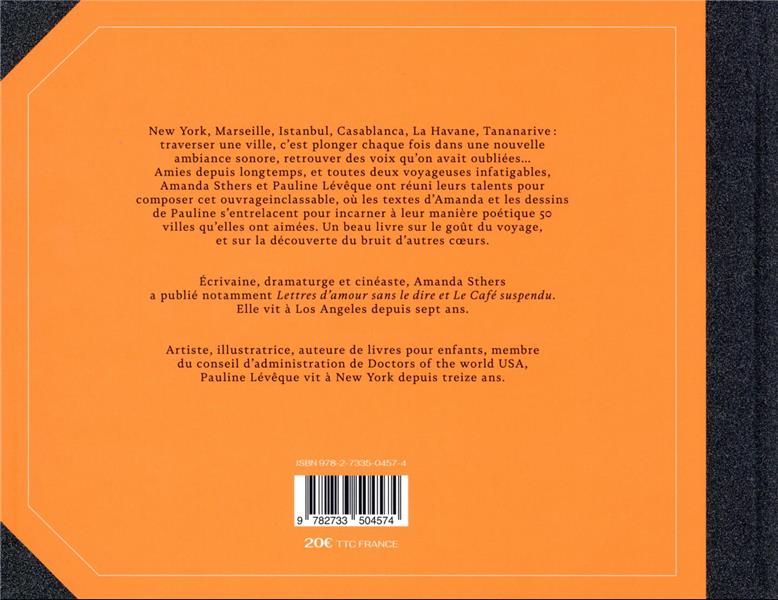 Back cover of Le bruit des villes