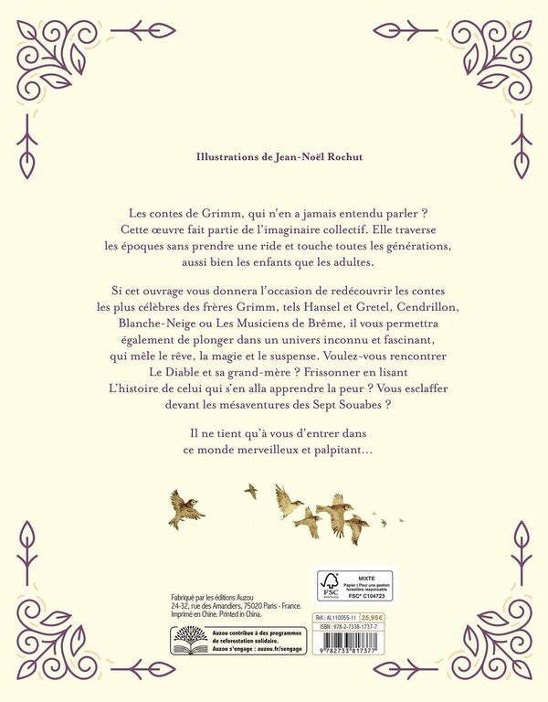 Back cover of Les contes de Grimm