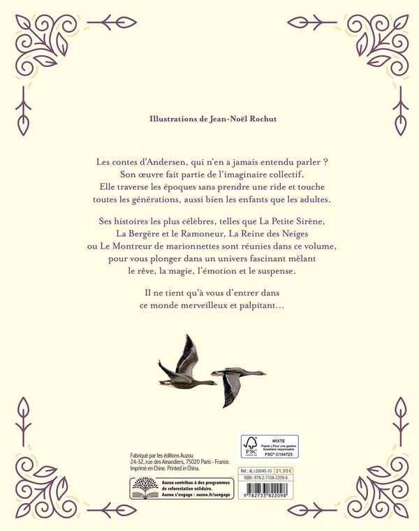 Back cover of Les plus beaux contes d'Andersen