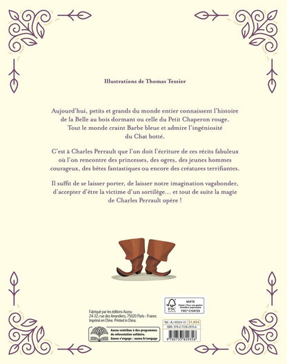 Back cover of Les contes de Perrault