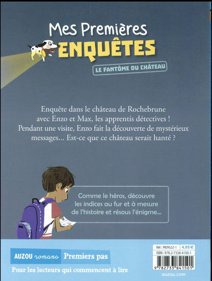 Back cover of Mes premières enquêtes Tome 1 : le fantôme du château