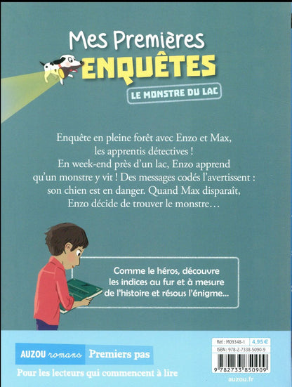 Back cover of Mes premières enquêtes Tome 5 : le monstre du lac