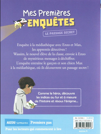 Back cover of Mes premières enquêtes Tome 6 : le passage secret