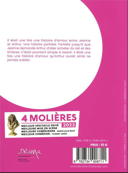 Back cover of Oublie-moi : in other words