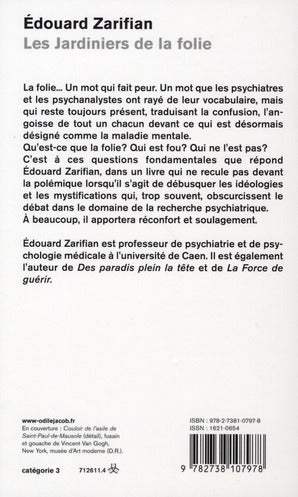 Back cover of Les jardiniers de la folie