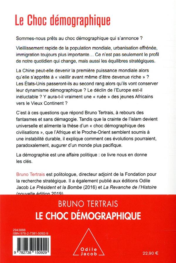 Back cover of Le choc démographique