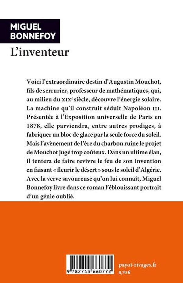 Back cover of L'inventeur