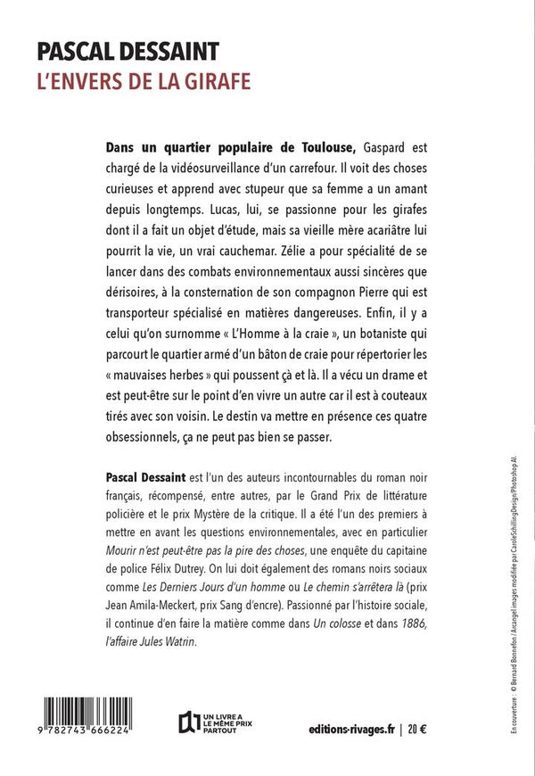 Back cover of L'envers de la girafe