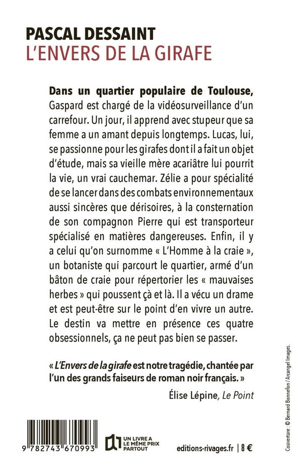 Back cover of L'Envers de la girafe