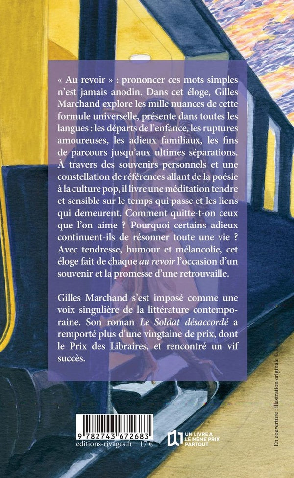 Back cover of Eloge de l'au revoir