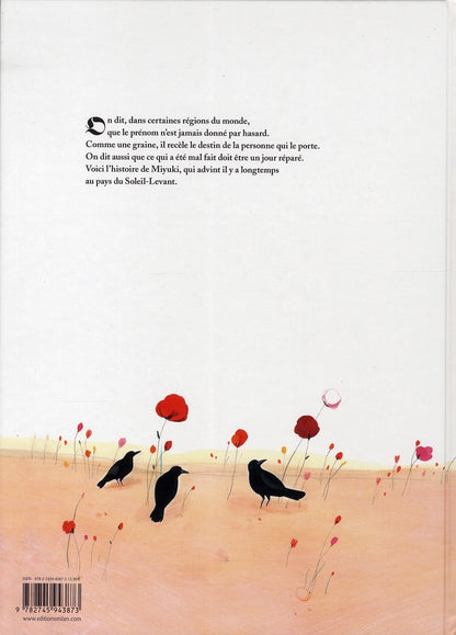 Back cover of Le destin blanc de Miyuki