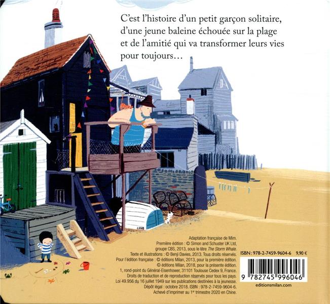 Back cover of L'enfant et la baleine