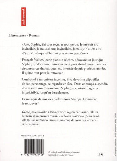 Back cover of Nos vies désaccordées