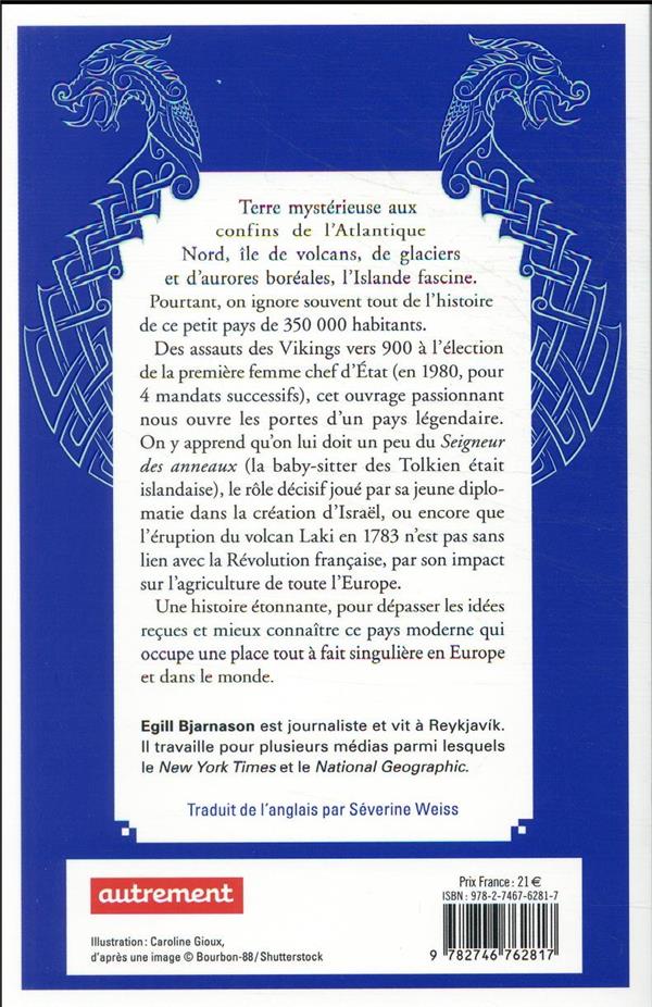 Back cover of Histoire de l'Islande : ce petit pays qui fascine le monde
