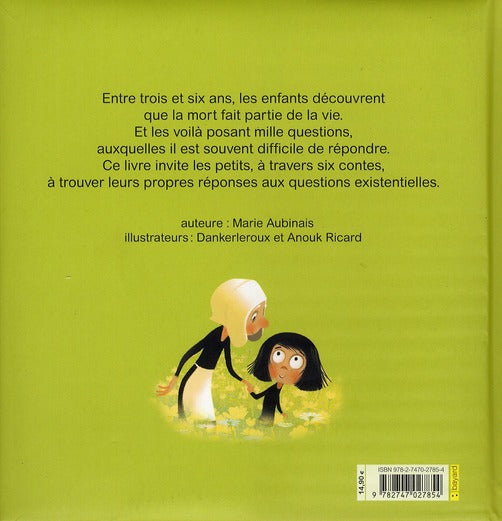 Back cover of Les questions des tout-petits sur la mort