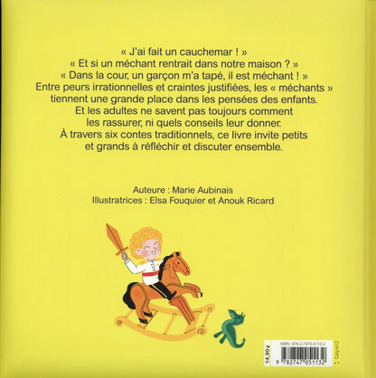 Back cover of Les questions des tout-petits sur les méchants