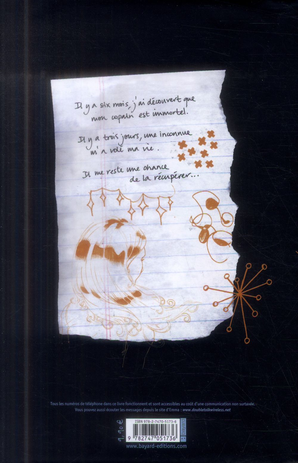 Back cover of Cathy's key